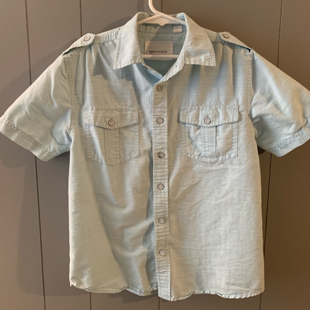Boy button down shirt